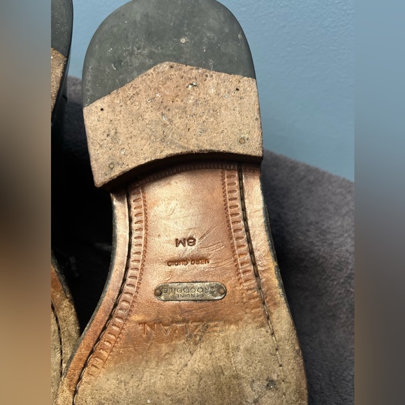 Mezlan Platinum Crocodile Mens Shoes! - Picture 11 of 12